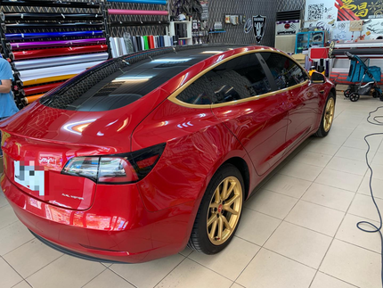 慧昌貼膜工藝(車體彩繪,車體包膜)